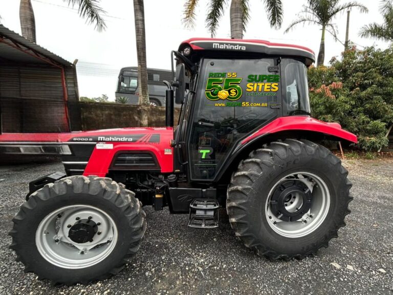 🚜 Trator Mahindra 80 CV Vermelho – Ano 2022 | Excelente Oportunidade!
