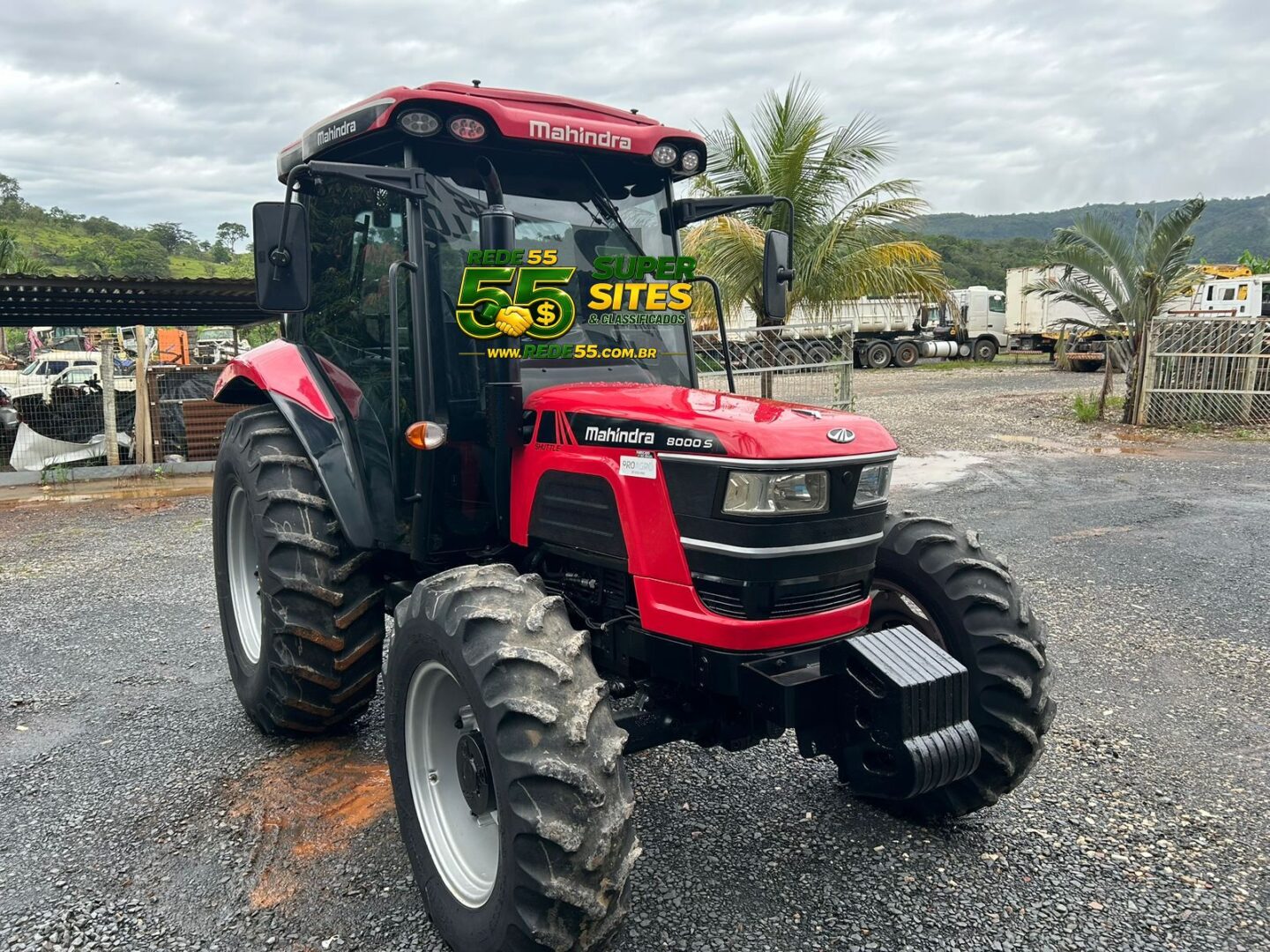 🚜 Trator Mahindra 80 CV Vermelho – Ano 2022 | Excelente Oportunidade!